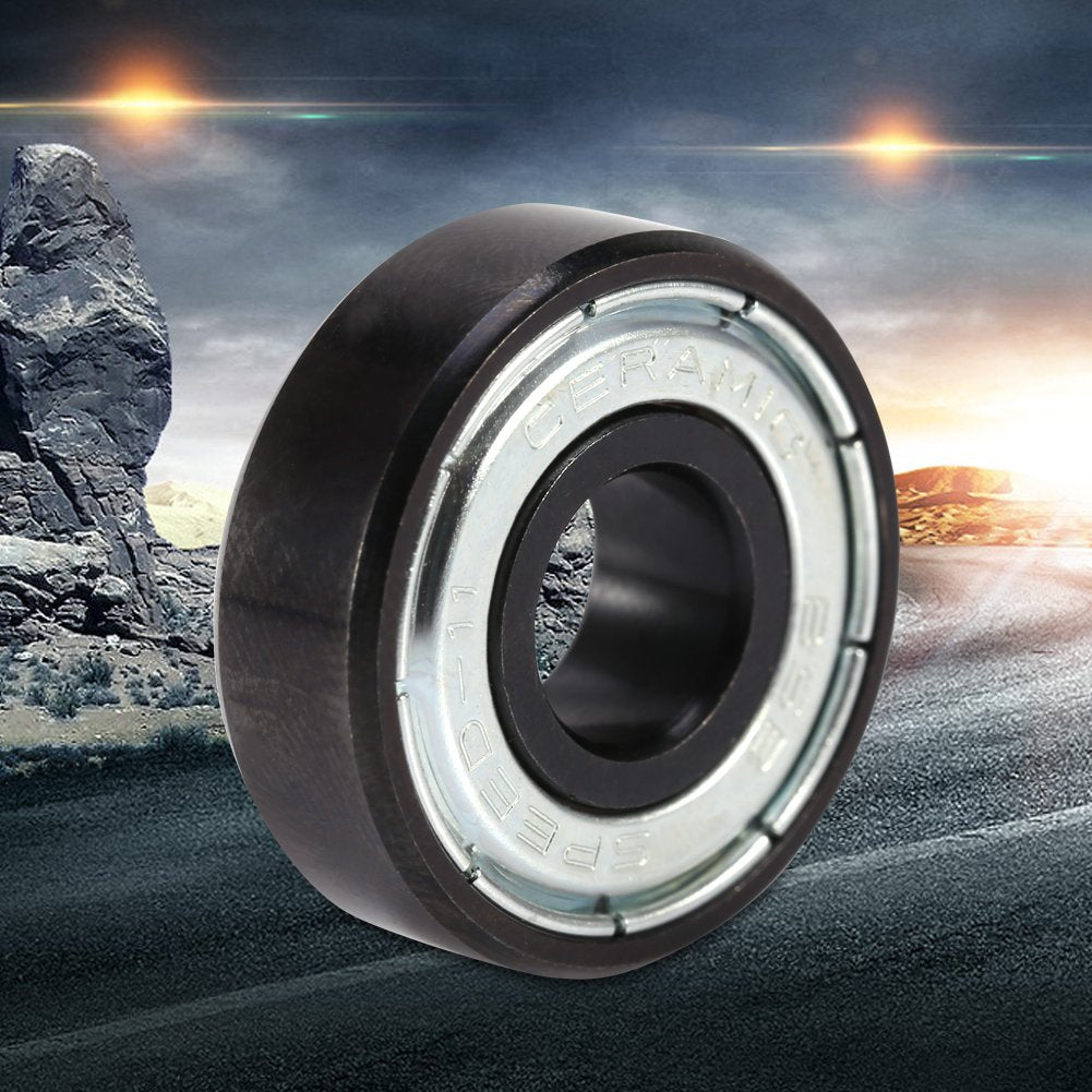 16 teile/satz Keramik Kugellager Inline Rollschuh High Speed 608 Lager einseitig Schild Keramikkug