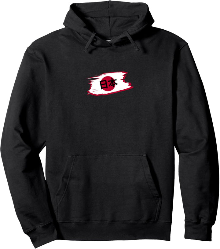 Flagge Japon Pullover Hoodie