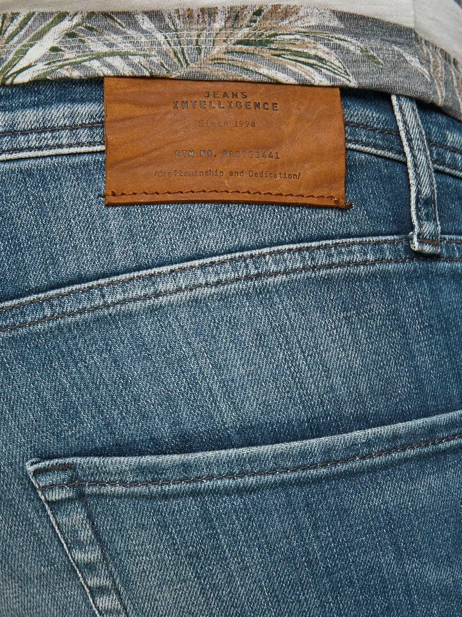 JACK &amp; JONES - Glenn Original - JJ887 - Slim Fit - Herren Jeans Hose 30W / 32L Blau (Blue Denim), 30