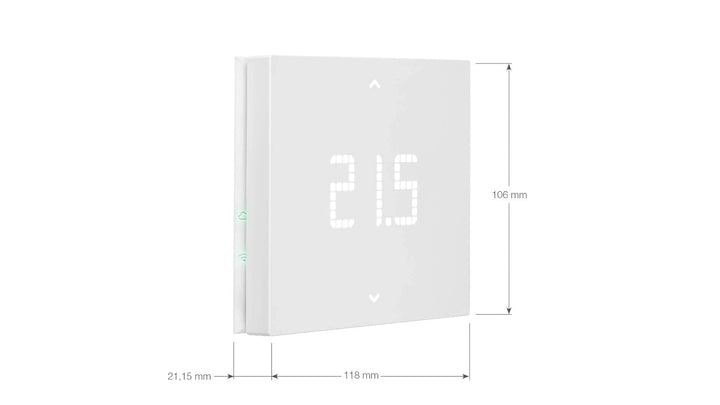Vimar 02912 Smart Thermostat, kompatibel mit den Sprachassistenten Alexa und Google, lokale Steuerun