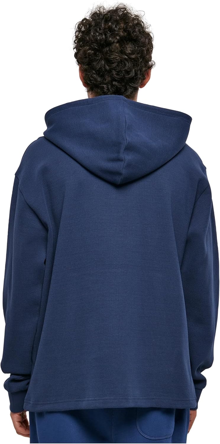 Urban Classics Herren Kapuzenpullover Oversized Waffle Hoody, überschnittenen Schultern, erhältlich