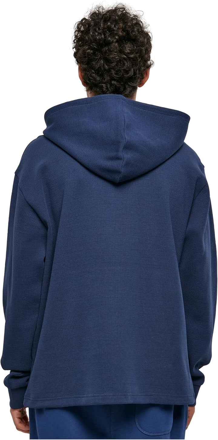 Urban Classics Herren Kapuzenpullover Oversized Waffle Hoody, überschnittenen Schultern, erhältlich