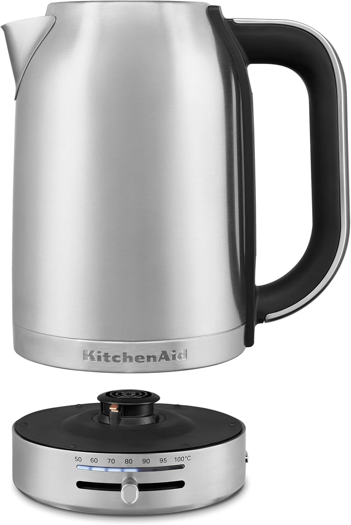KitchenAid Wasserkocher mit Temperatureinstellung von 50 bis 100°C | Teekocher mit Temperaturanzeige