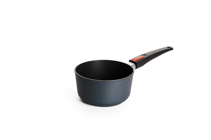 Woll Norbert 1918DPI Diamond LITE Induktion Guss-Stieltopf, AS Ø 18 cm, 9,5 cm hoch, 2 Liter, schwar