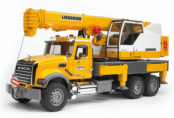 bruder 02818 - Mack Granite Liebherr Kran-LKW - 1:16 Fahrzeuge Kranwagen Baufahrzeug
