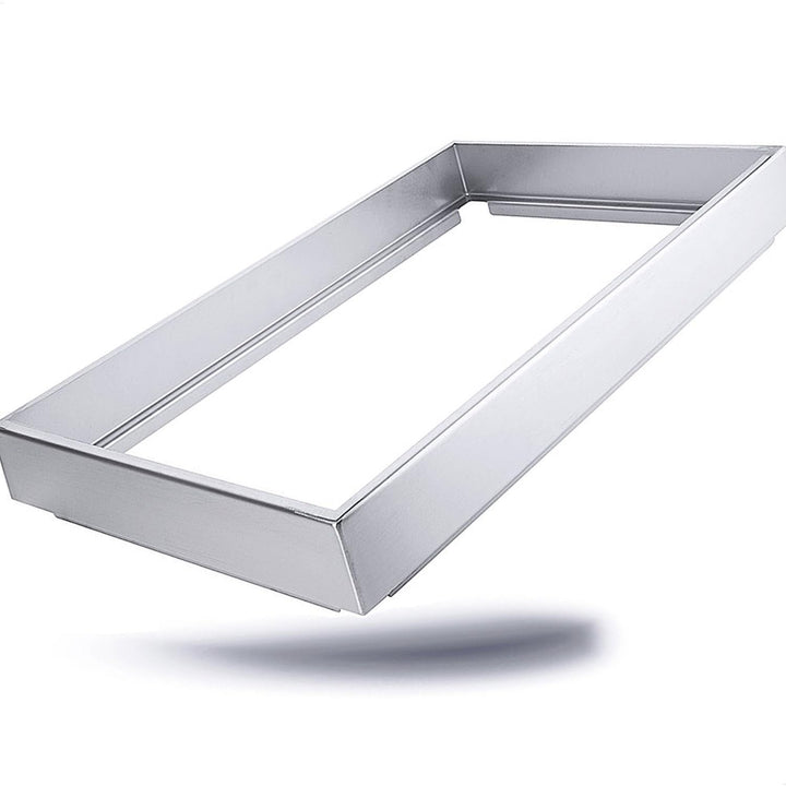 Kerafactum Hochwertiger Edelstahlrahmen für GN 1/1 Platten – 7 cm Höhe Edelstahl Rahmen für Kühlplat