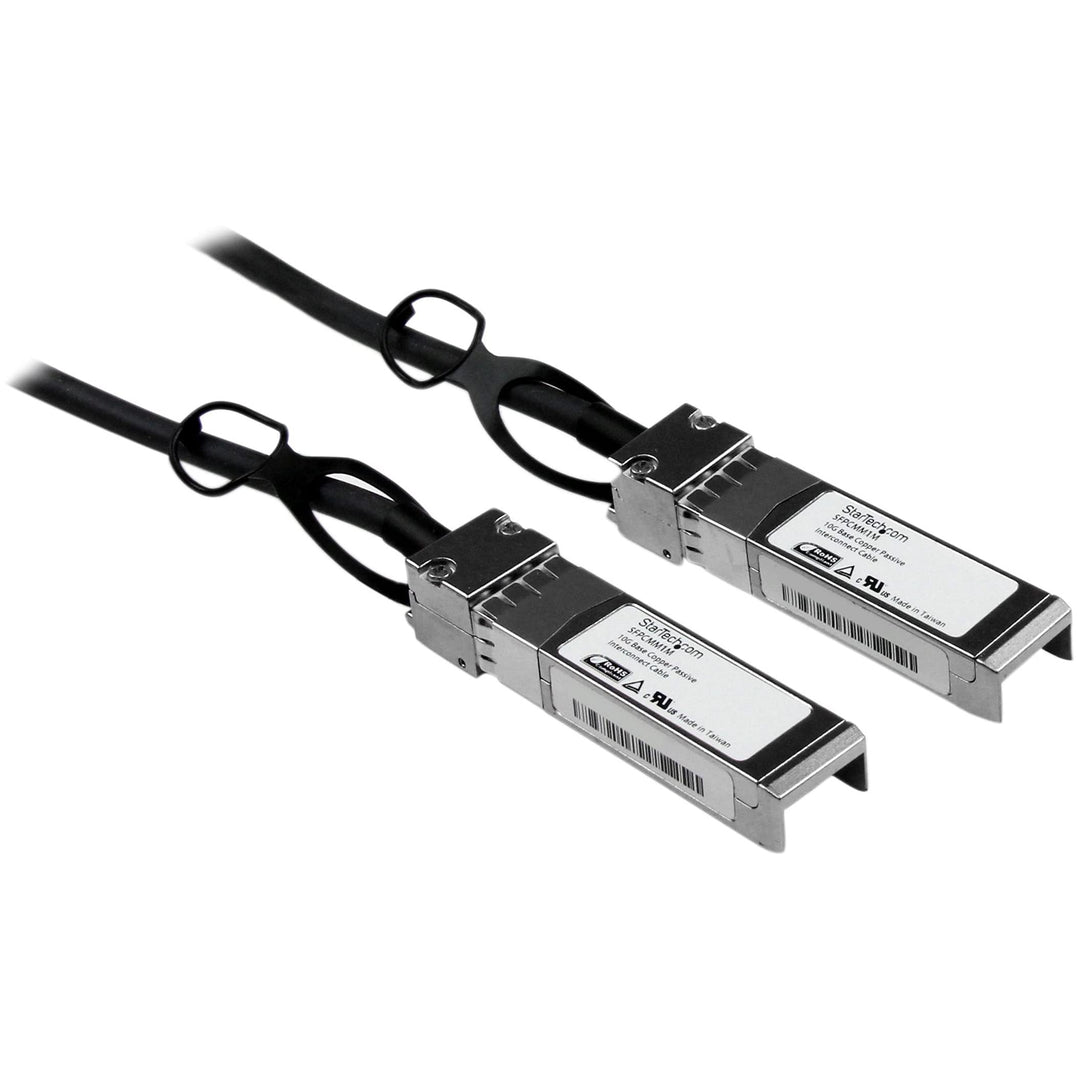 StarTech.com Cisco kompatibles SFP+ Twinax Kabel (1m, 10GBASE-CU SFP+ Direct Attach, passiv, 10Gigab