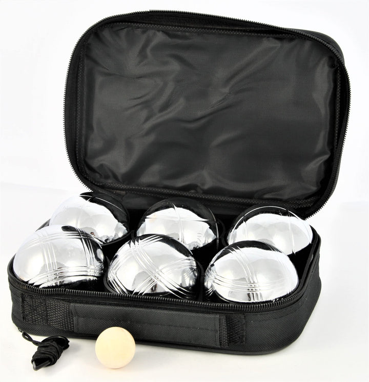 Engelhart 06120 6 St. Bouels Kugeln in Tasche, Silber
