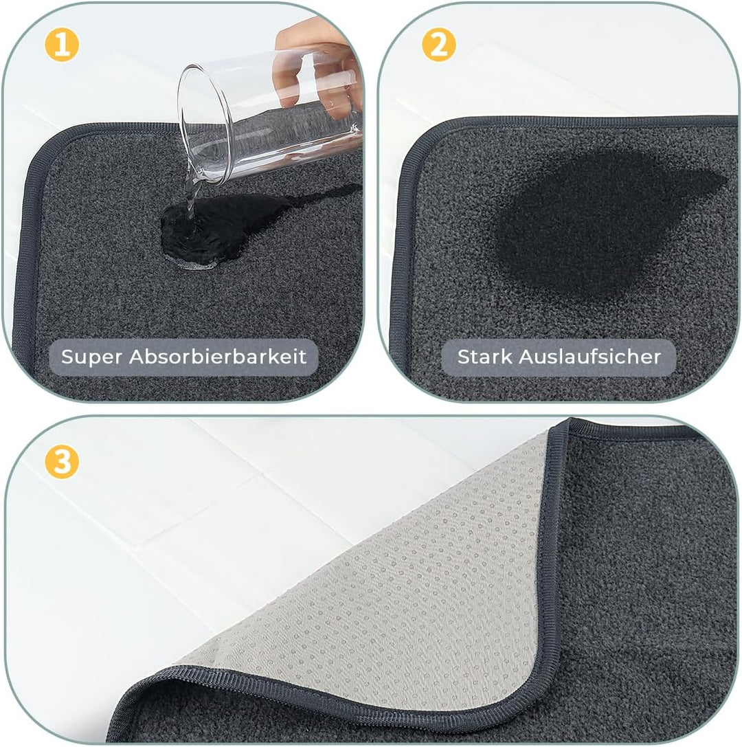 Welpen Unterlagen 2 Stück 104 x 104 cm Inkontinenzunterlage Waschbar PIPI Pads für Meerschweinchen H
