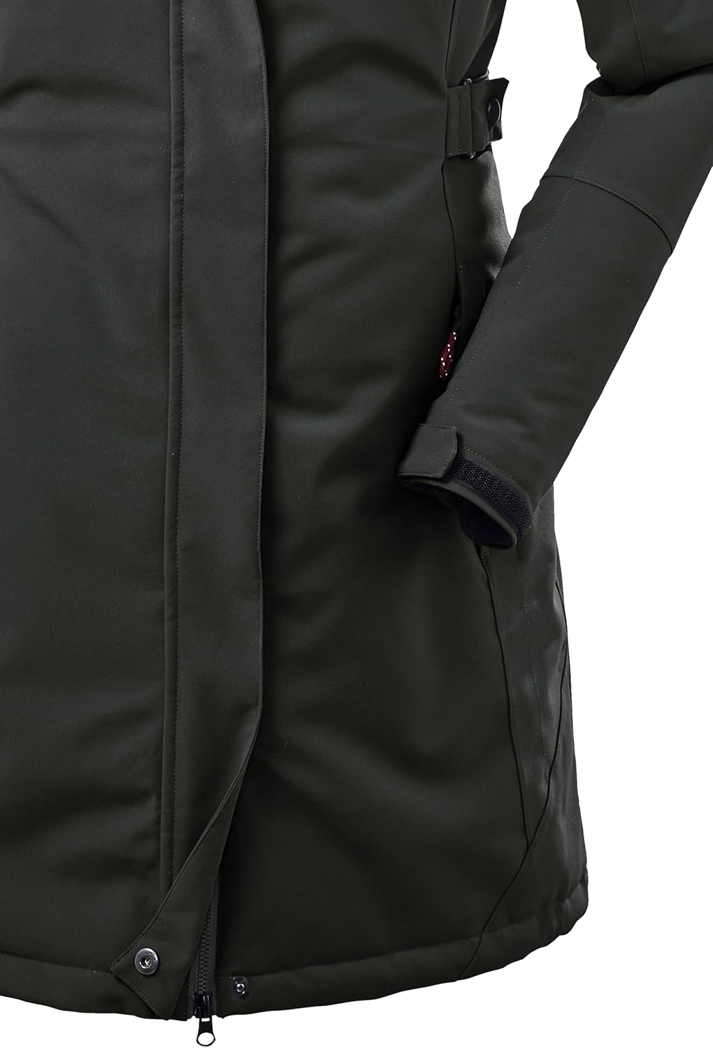 Killtec Damen Kow 165 Wmn Prk Funktionsparka/Parka mit abzippbarer Kapuze 38 dunkeloliv, 38 dunkelol
