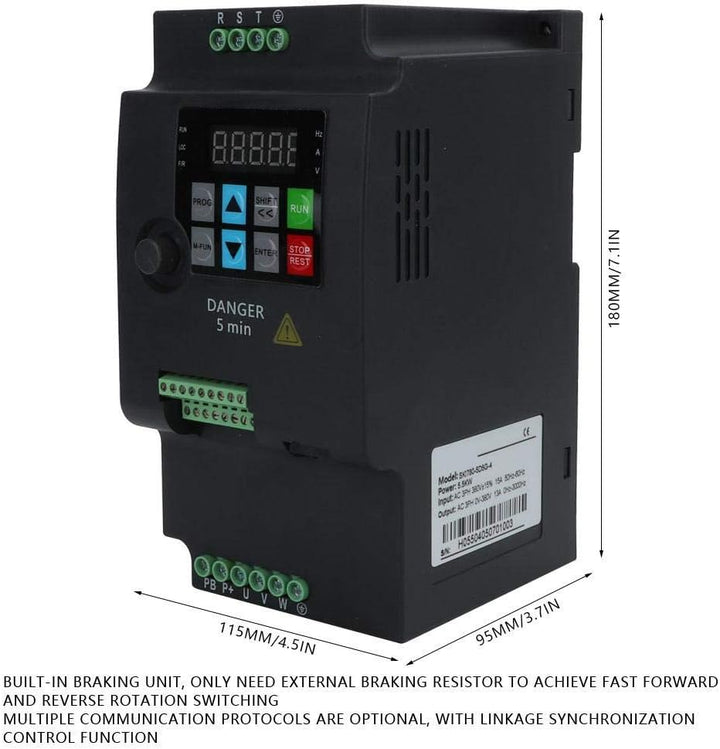 Vikye Frequenzumrichter, SKI780-5D5G-4 5.5kw 380V 3-Phasen-Eingangs- und Ausgangs-Universalmotor VFD