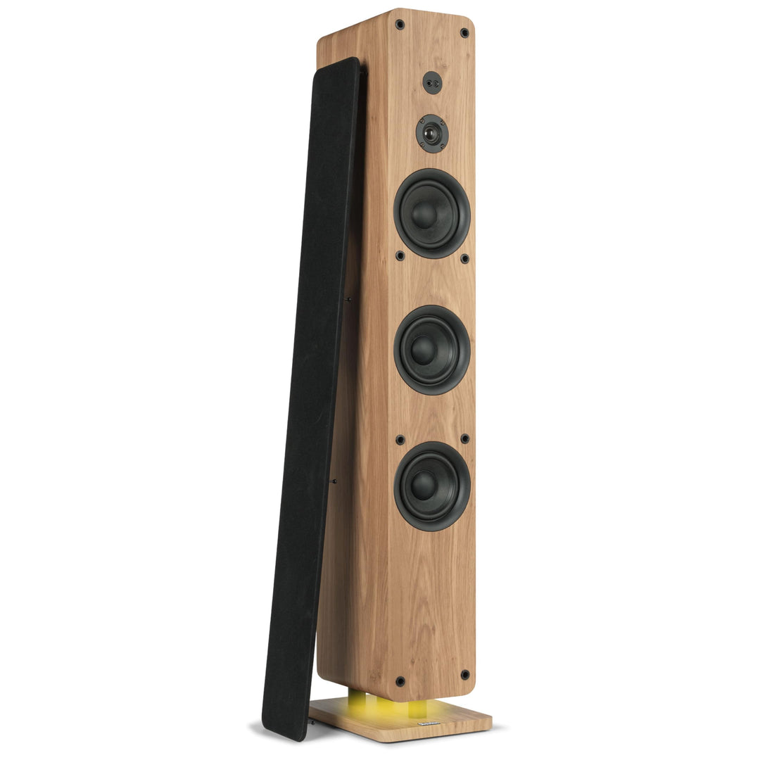 Audizio Arco - Standlautsprecher Aktiv, Bluetooth 5.4 & DAB Radio, 160 Watt HiFi Lautsprecher Musika