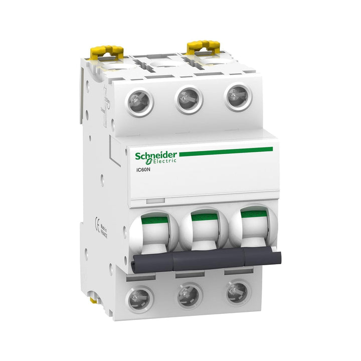Schneider Electric A9F74363 IC60N Trennschalter, Acti9, 3P, 63A, Krümmung C, 50/60 Hz, Weiss