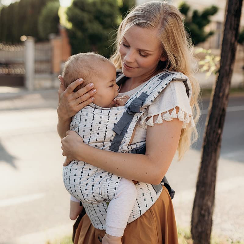 Boba X Babytrage Neugeborene ab Geburt - 2 Tragepositionen Mit Blick zum Baby und als Rucksack Kinde