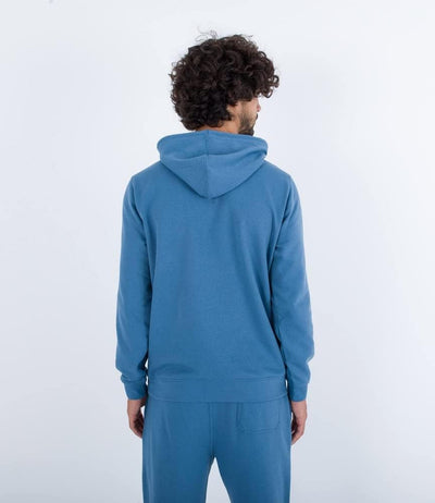 Hurley Herren OAO Solid Summer Po Sweatshirt S Dunkelblau (Deep Aqua), S Dunkelblau (Deep Aqua)