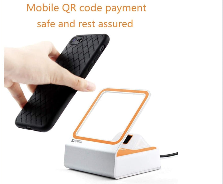 Sunmi BLINK 2D Barcode-Scanner Freisprecheinrichtung USB Barcode-Barcode-Leser für mobile Bezahlung