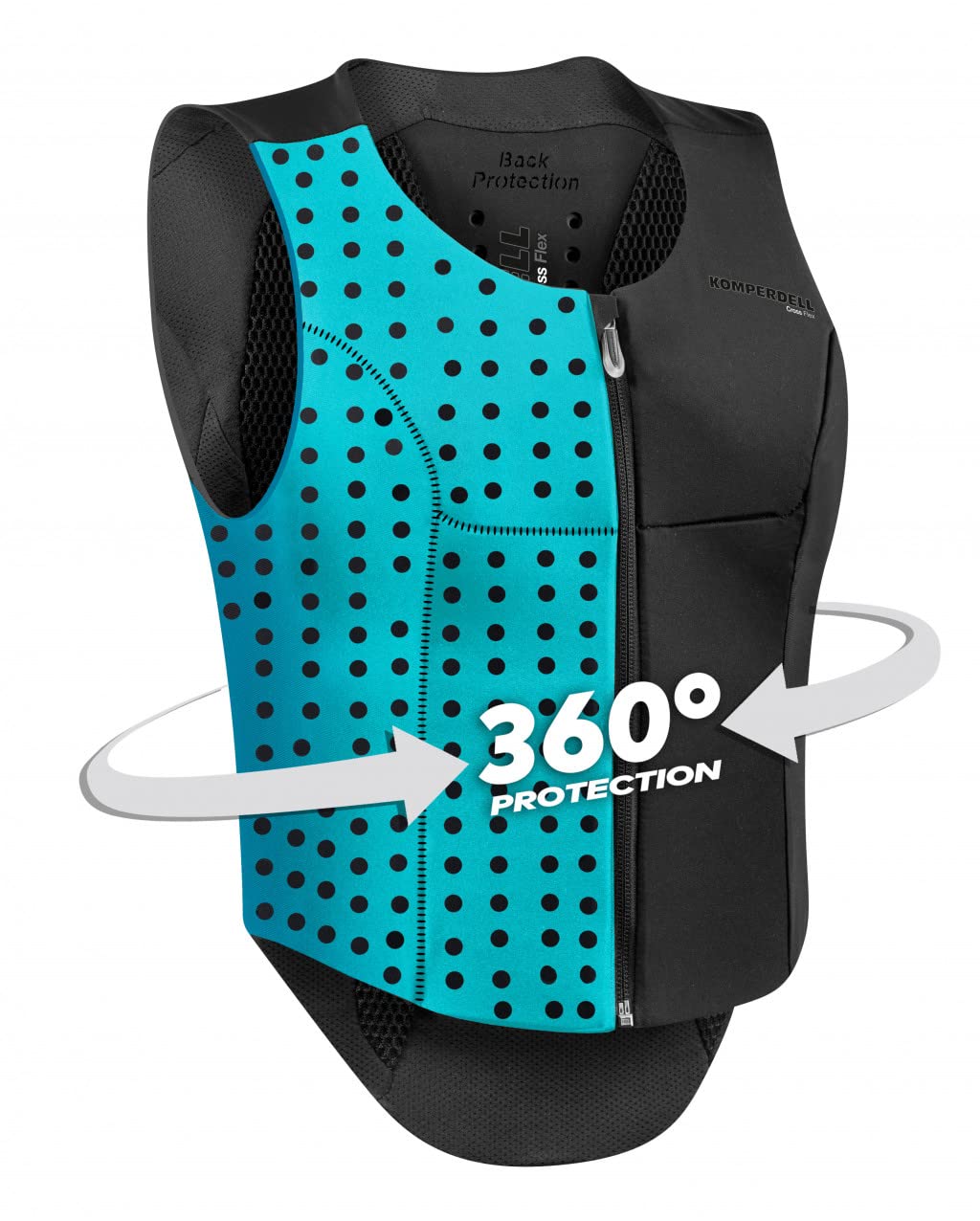 Komperdell Ballistic Flexfit Women REIT-, Skiprotektor black/graphite XXS, black/graphite XXS