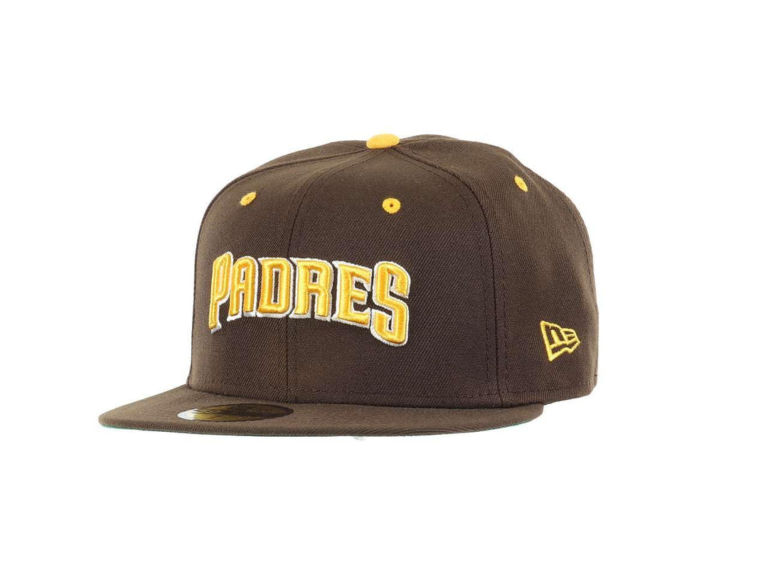New Era 59Fifty Cap MLB Basecap Baseball Fitted Kappe 56 5950-Padres-Brown#30900, 56 5950-Padres-Bro