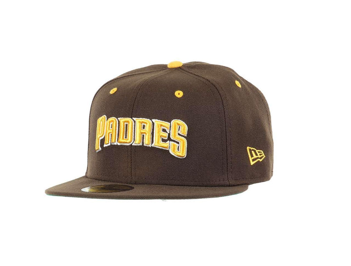 New Era 59Fifty Cap MLB Basecap Baseball Fitted Kappe 56 5950-Padres-Brown#30900, 56 5950-Padres-Bro
