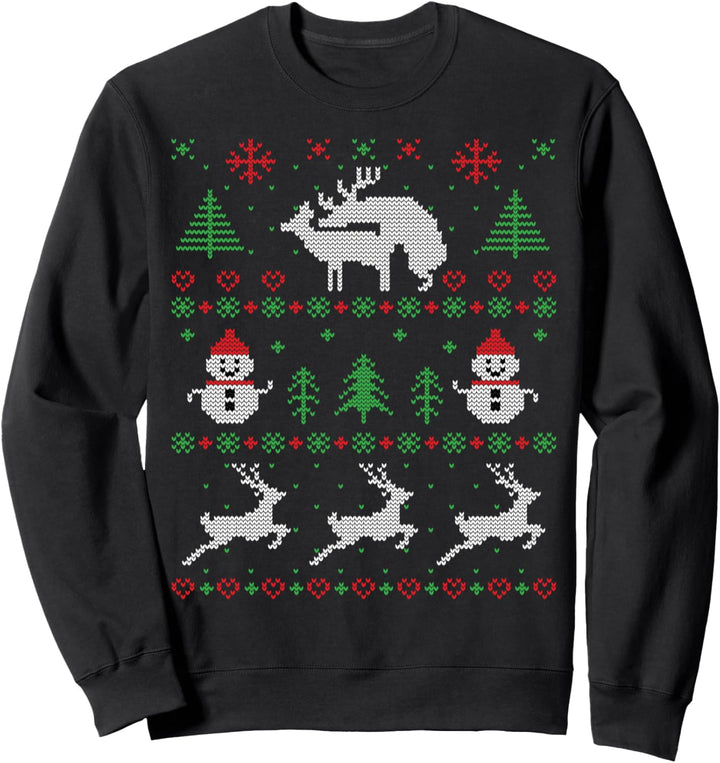 Männergeschenke Weihnachten I Ugly Christmas I 80er Outfit Sweatshirt