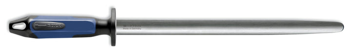 Dick Wetzstahl 30 cm oval - Messerschärfer mit Standardzugzug - Griff blau-schwarz