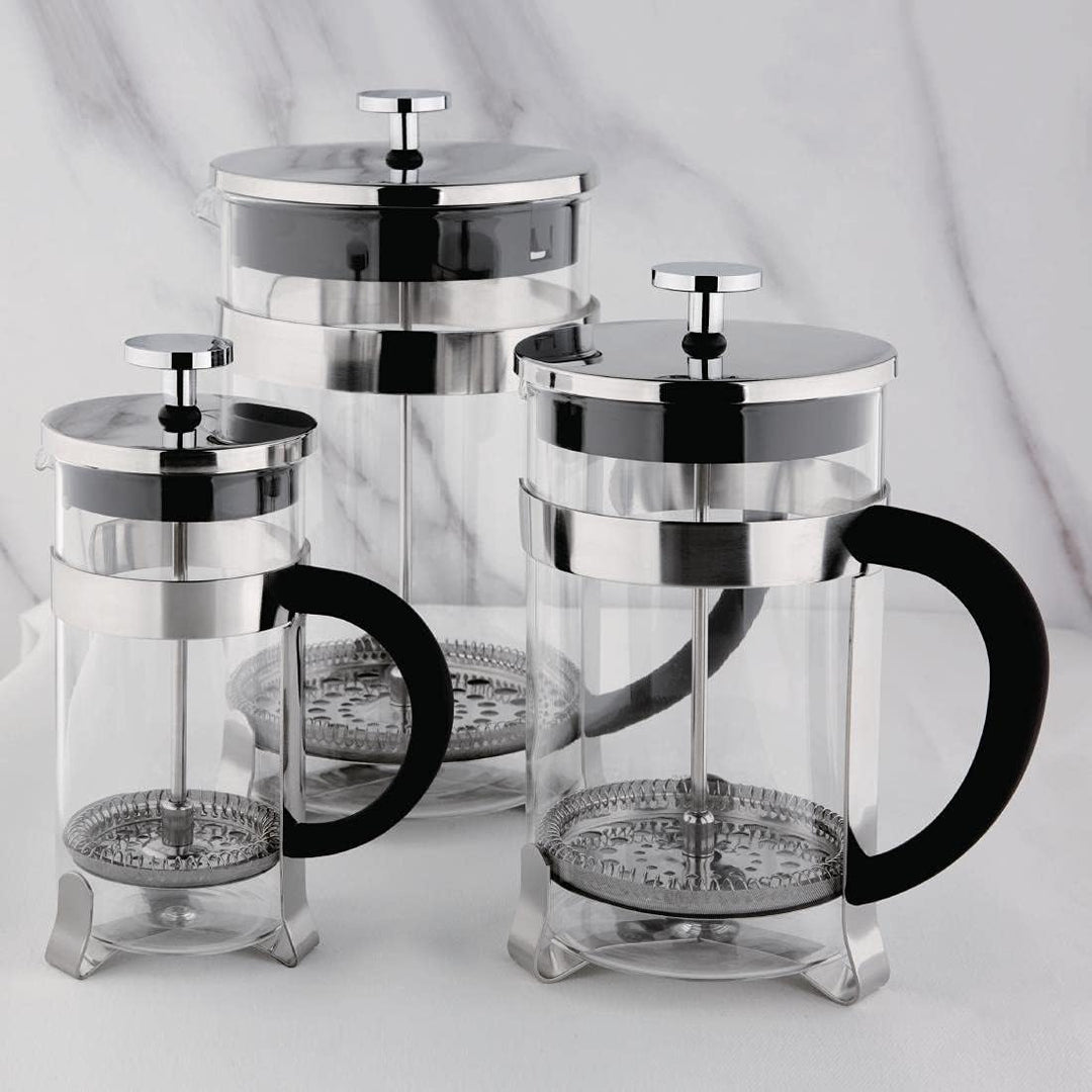 Olympia Cafetière 12‑Tassen – Edelstahl Kaffeepresse GF233 1500ml, 1500ml
