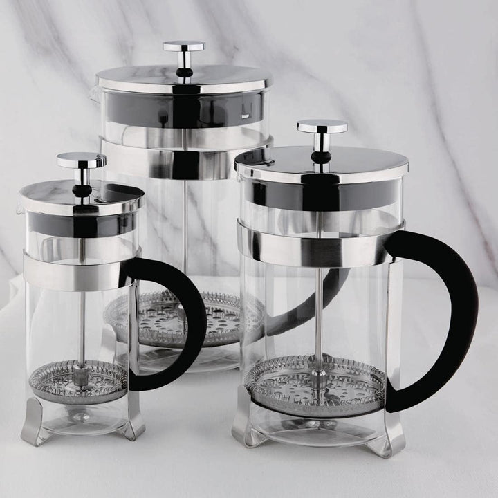 Olympia Cafetière 12‑Tassen – Edelstahl Kaffeepresse GF233 1500ml, 1500ml