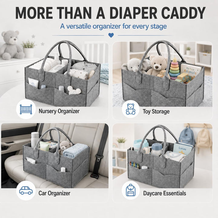PandaEar Baby-Windel-Organizer für Babys, Jungen, Mädchen, tragbarer Reise-Windel-Organizer, Kinderz