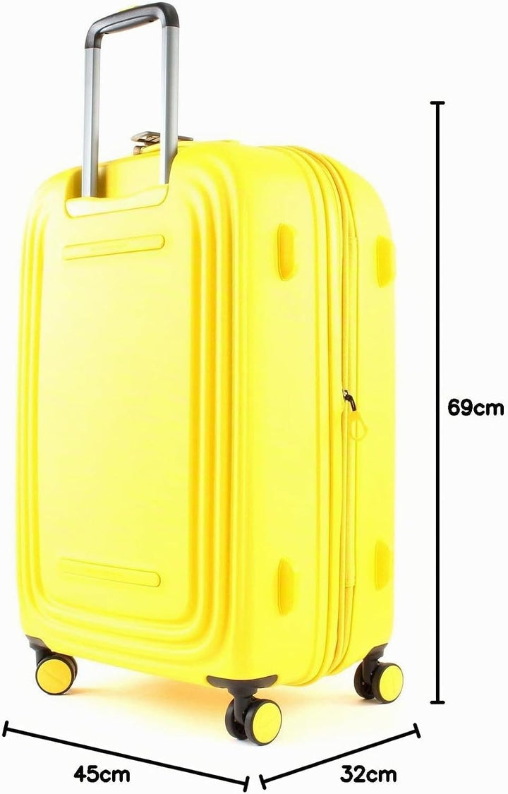 Mandarina Duck Logoduck Koffer und RollKoffer, 45x69x32/35(LxHxW) Duck Yellow, Duck Yellow