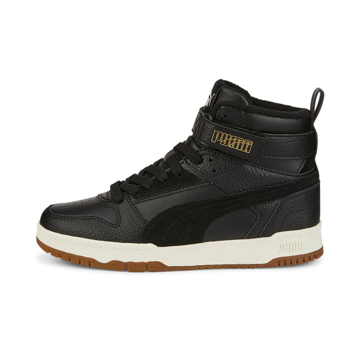 PUMA Unisex Kinder Rbd Game WTR Jr Sneaker 37.5 EU Puma Black Puma Black Puma Team Gold, 37.5 EU Pum