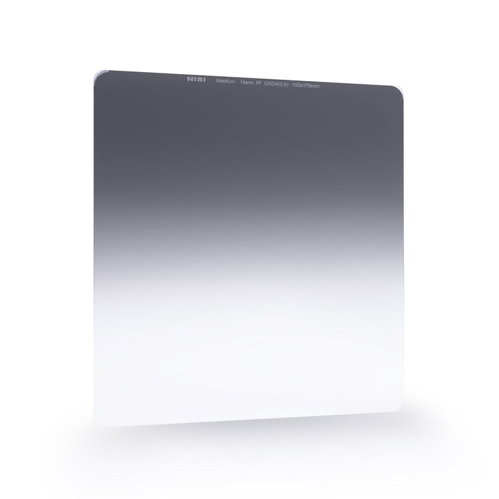 NiSi Verlaufsfilter 150x170mm GND4 0.6 Medium (2-Blenden) Nanobeschichtet und IR-Neutral mit mittler