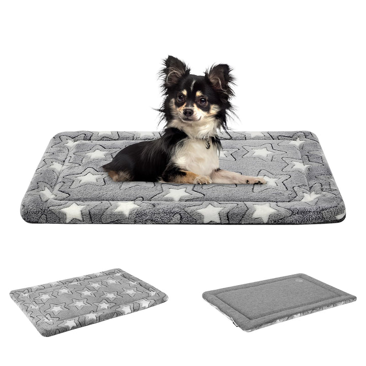 EMPSIGN Hundebett kleine Hunde, Waschbar Hundekissen (kühl und warm), Hundematte aus hochdichtem Sch