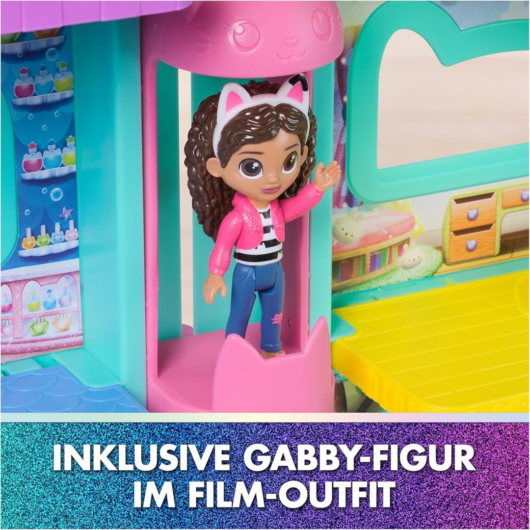 DREAMWORKS GABBY'S DOLLHOUSE: DER FILM - Puppenhaus zum Kinofilm, über 60 cm gross, mit Gabby-Figur