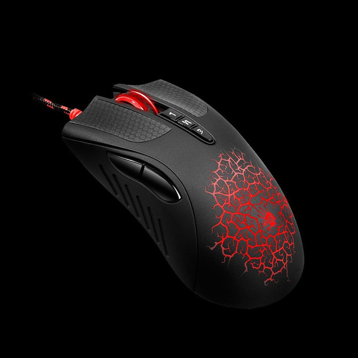 A90 - Optische Gaming-Maus mit Lichtschlag (LK) Optischer Schalter/Scroll - 8 programmierbare Tasten