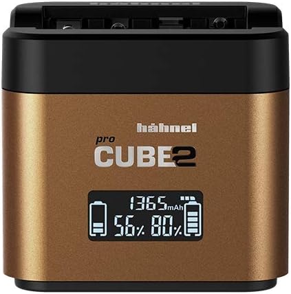 Hähnel – ProCube 2 – DSLR Duo Charger – für Olympus – EU/UK/USA – Ladegerät für BLN-1, BLS-5 & BLH-1