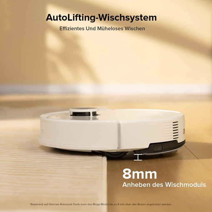 roborock Q10 S5 Saugroboter mit Wischfunktion, 10.000 Pa HyperForce Saugkraft, Dual Anti-Tangle Syst
