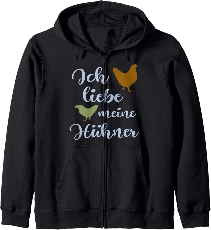 Ich liebe meine Hühner, Huhn Besitzer Kapuzenjacke