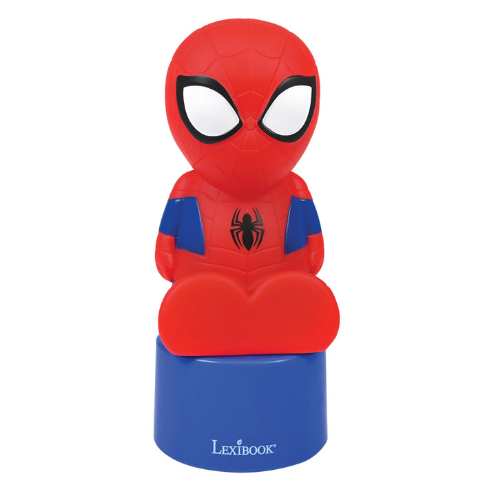 Lexibook Spiderman Nachtlicht und Lautsprecher für Kinderzimmer, Farbwechsel, weiches Licht, batteri