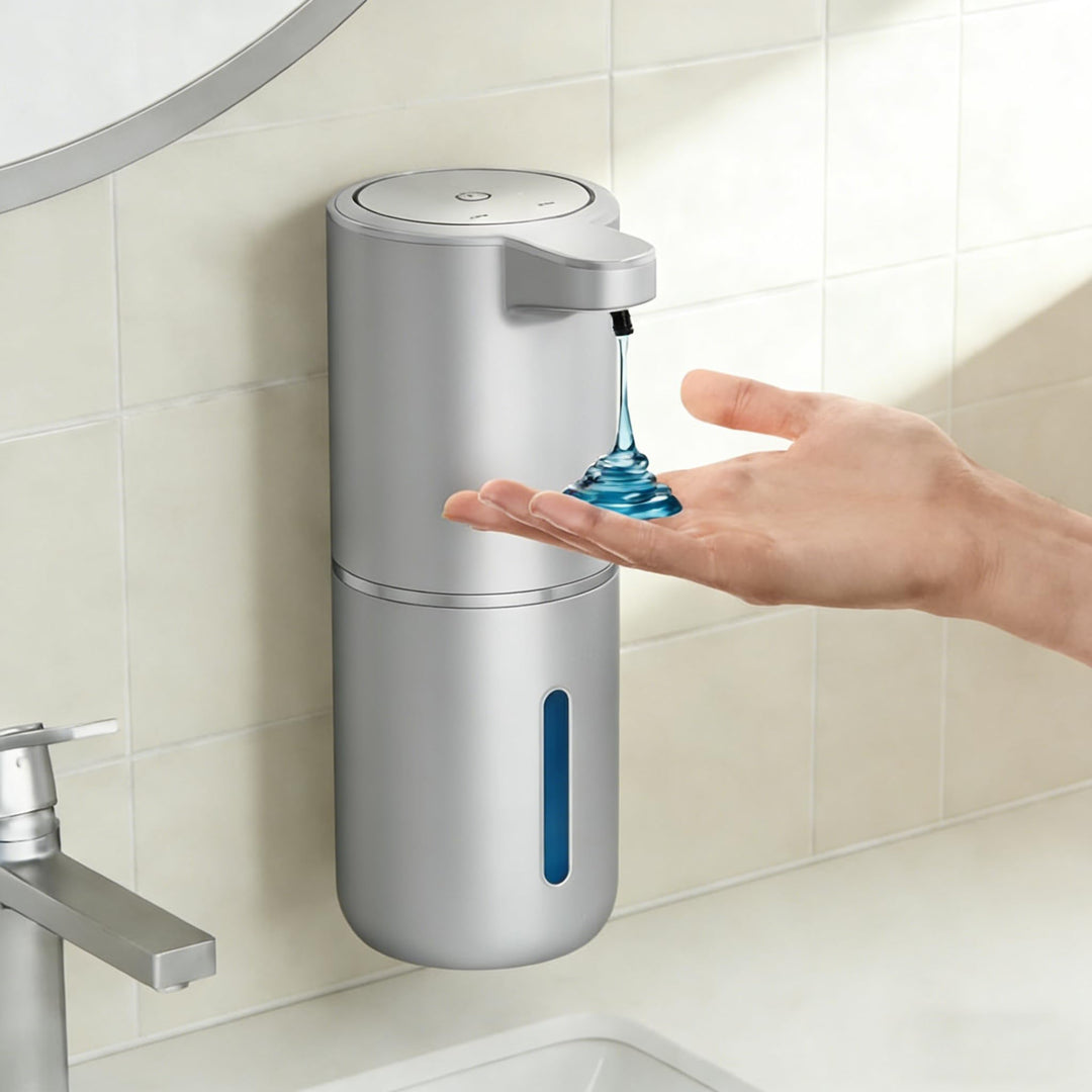 Seifenspender Automatisch Wandbefestigung mit Sensor Infrarot,380ml Elektrischer Seifenspender ohne