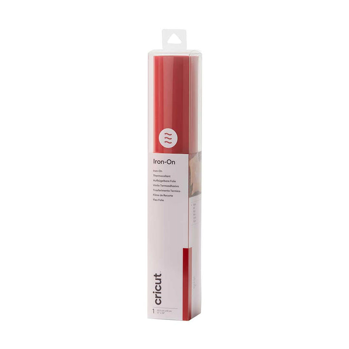 Cricut Transferfolie | Rot | 61cm (24") | Übertragungsvinyl-Rolle (HTV) | Für alle Cricut Schneidema