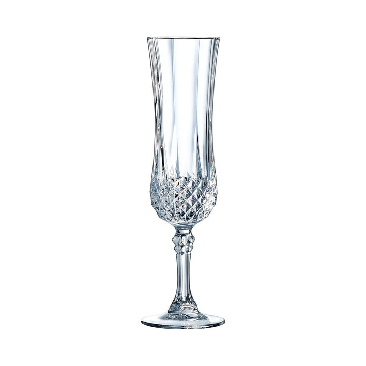 Cristal d´Arques Serie Longchamp ECLAT 6-er Set Sektkelch, 14 cl, Glas, Transparent, 6 Stück (1er Pa