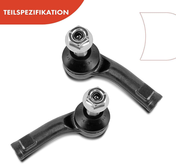 2x Original MEYLE ‎716 020 0022 ‎716 020 0023 Spurstangenkopf Vorderachse Kompatibel mit B-Max JK 20