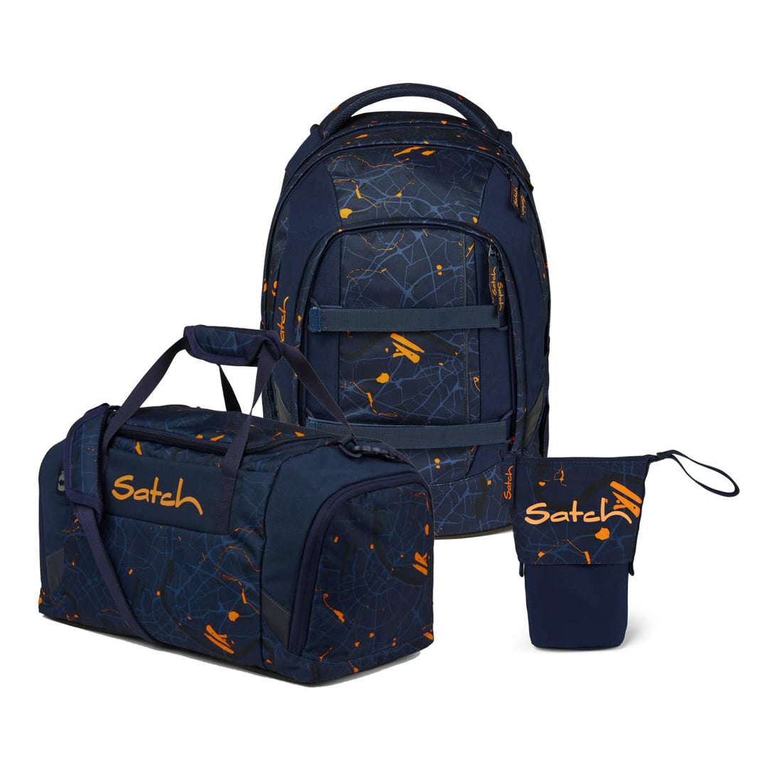 Satch Pack Pencil Slider Edition Schulrucksack Set 3tlg. mit Sporttasche (Urban Journey), Urban Jour