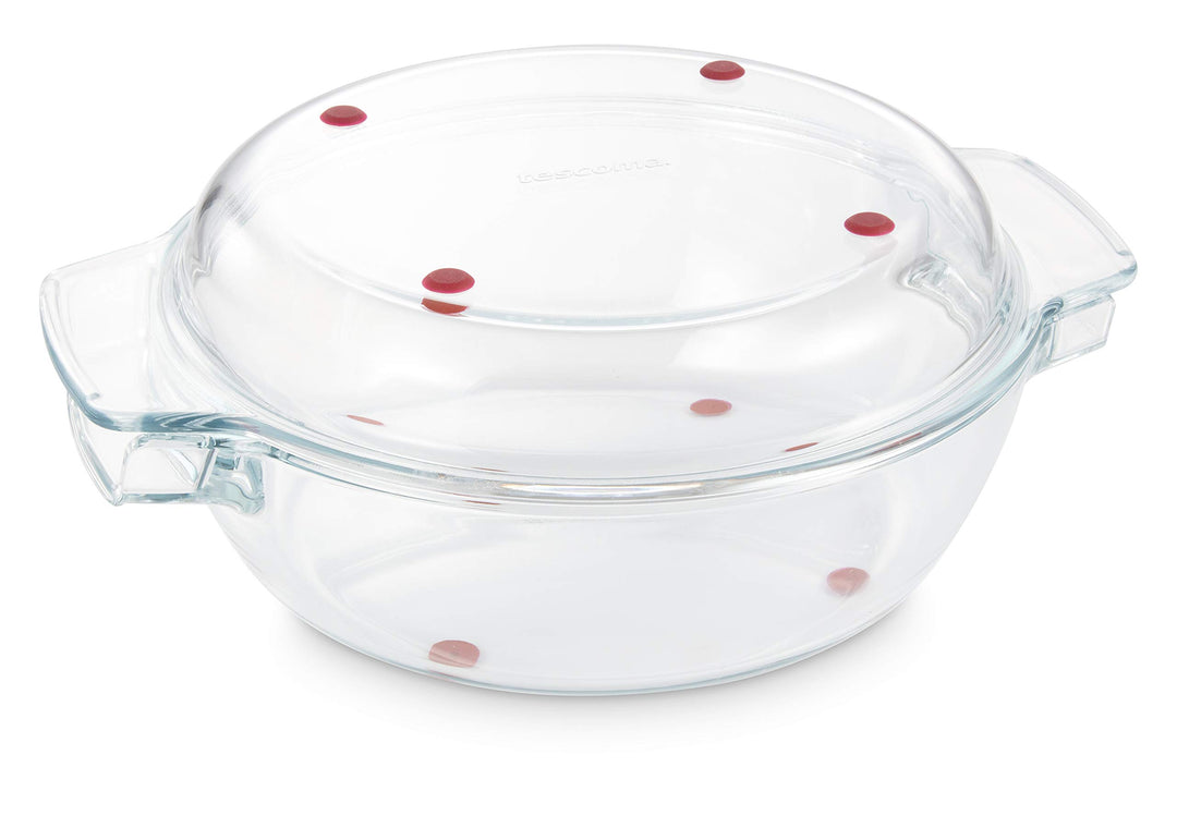 Tescoma Runder Bräter mit Deckel GrandCHEF ø 32 cm, aus Glas