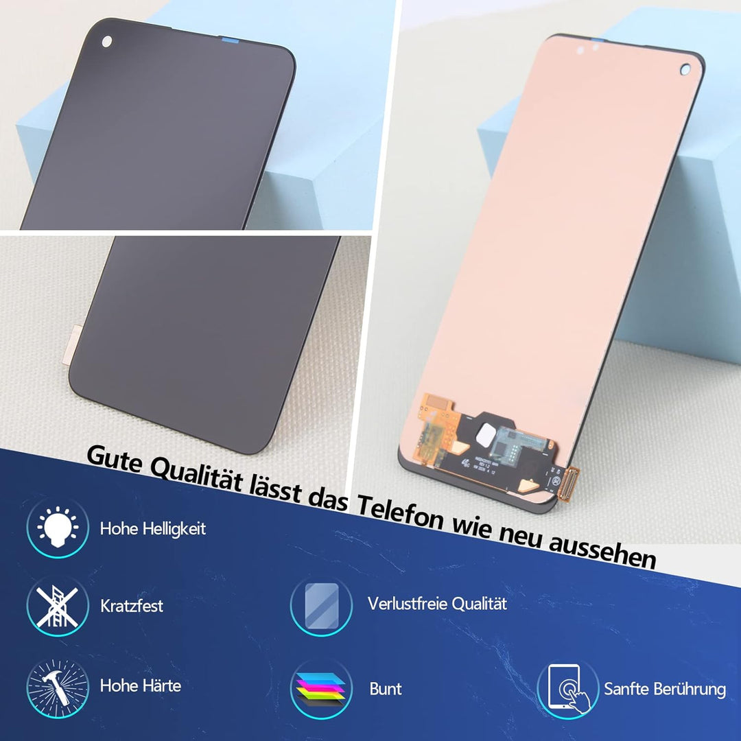 RongZy Kompatibel mit Oppo A74 4G Ersatz Bildschirm LCD Display und Touchscreen-Digitizer mit Werkze