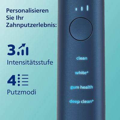 Philips Sonicare DiamondClean elektrische Zahnbürste der 9000er Serie – Schallzahnbürste, sauberere