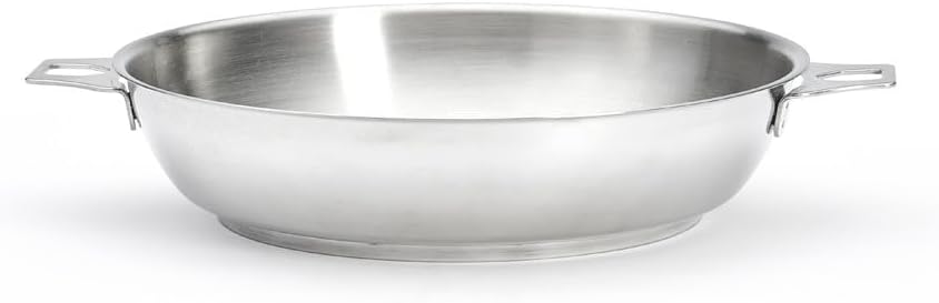 DE BUYER Bratpfanne, Edelstahl, Silber, 24 cm, 27.9 x 20.1 x 10.9 cm