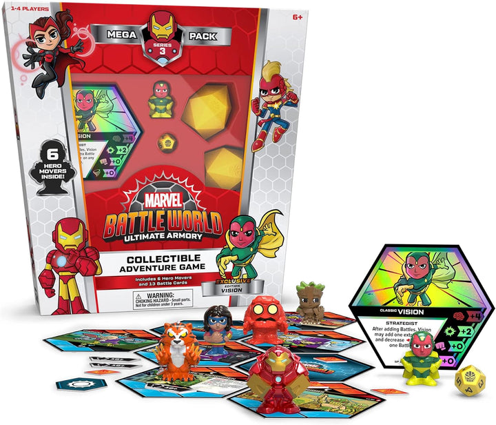 Funko Marvel Battleworld - S3 Mega Pack - Vision (Classic), Einheitsgrösse (60503)