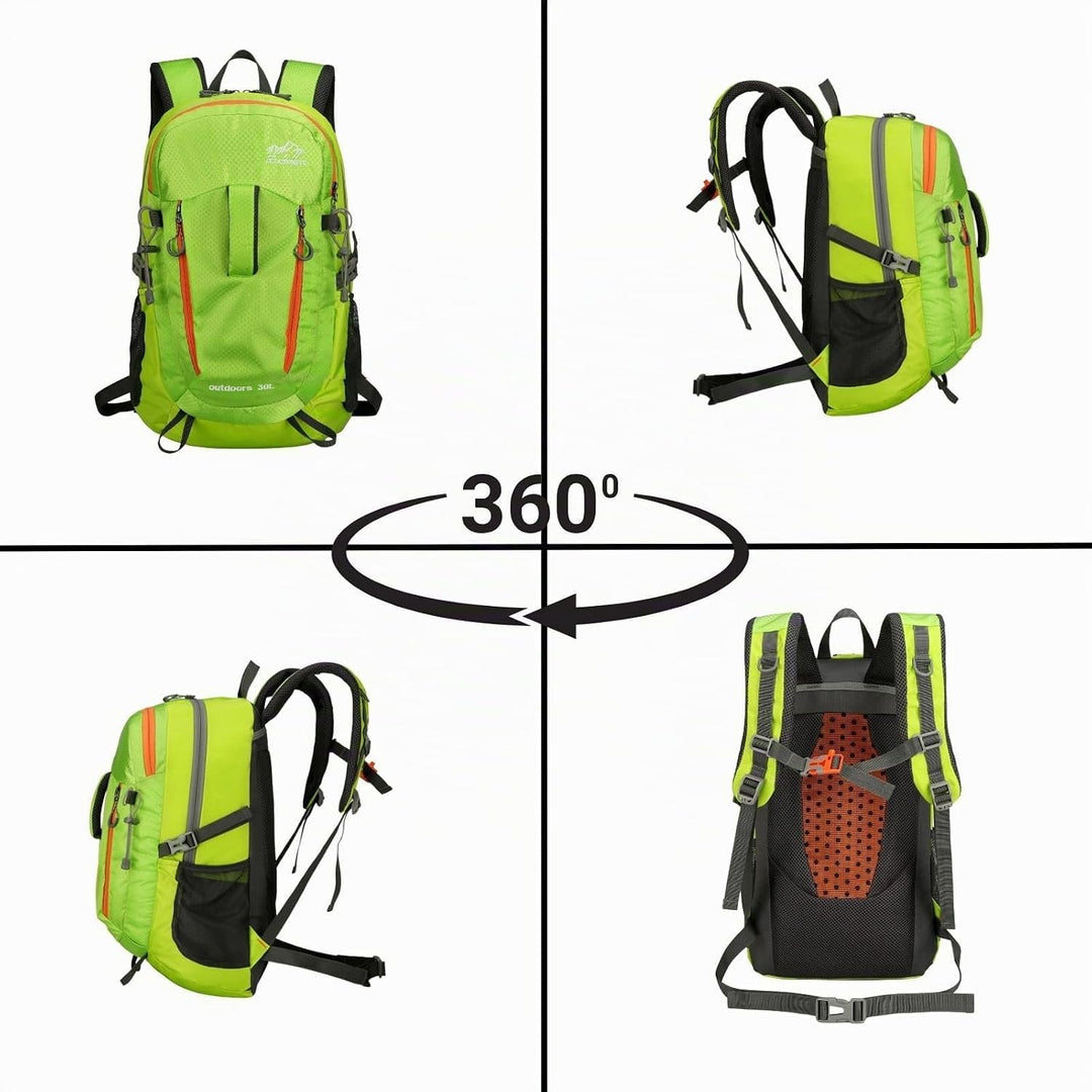 30L Wanderrucksack Herren Damen Reiserucksack Wasserdicht Rucksack Outdoor Trekkingrucksack Leicht G