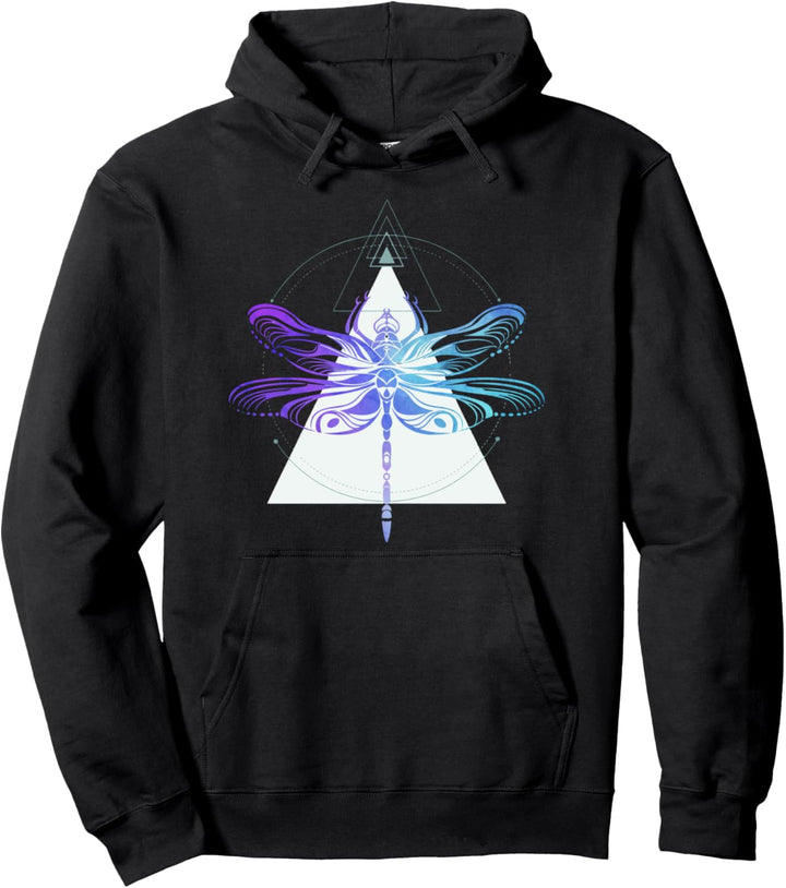 Dragon Fly - Insect Nature Geometric Pullover Hoodie